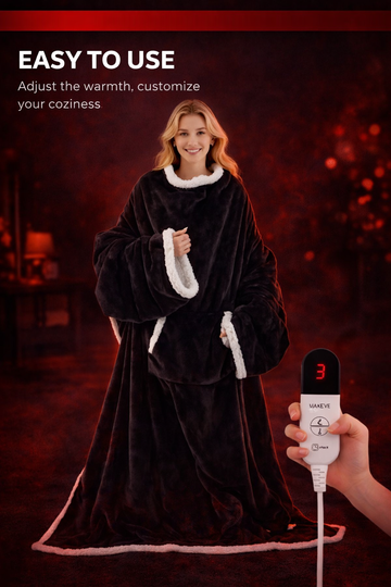 Athorvia™ Wearable Heated Blanket With Sleeves